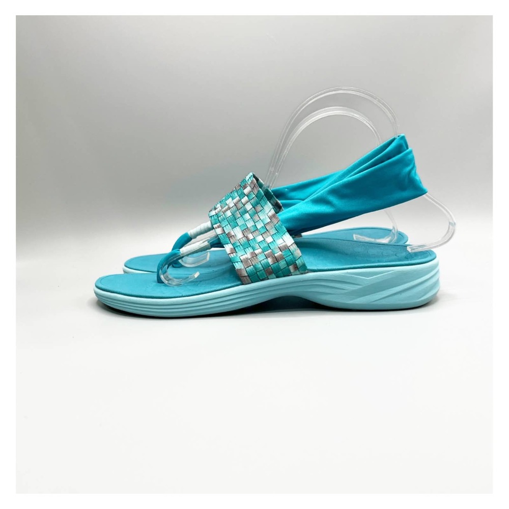 Vionic Women's SZ 9 Serene TIA Blue Berry Arch Support Ankle Wrap Sandals Shoes - Picture 5 of 11